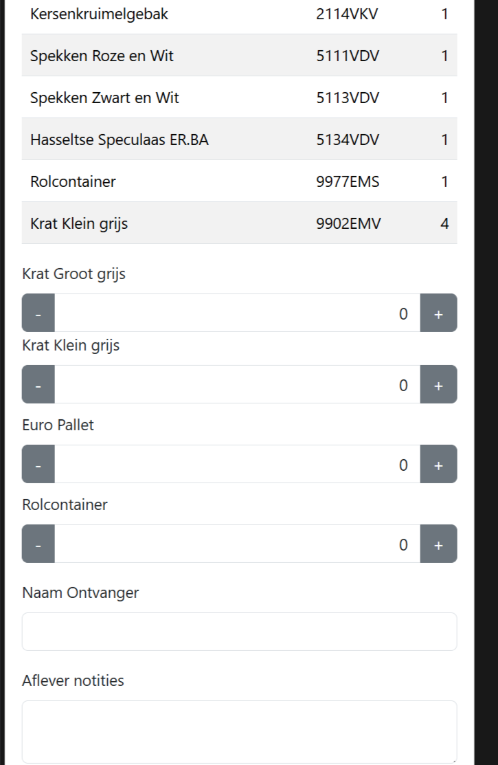 Vos deliver app